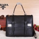 Imitation Cheap Prada Calfskin Leather Tote Bag BN8059 Black VS02529