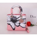 Imitation Christian Dior Alstroemeria Flower Lady Dior Bag CD6088 Pink VS03968