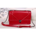 Imitation DIOR Shoulder Bag Lambskin Leather D4125 Red VS01595