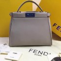 Imitation Fendi Peekaboo Bags Original Leather FD2015 OffWhite VS09149