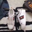 Imitation Gucci Ace Studded Leather Low-top Sneaker White 431908 VS05953