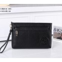 Imitation Gucci Grainy Leather Clutch 20222 Black VS07553
