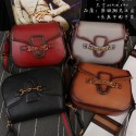 Imitation Gucci Lady Web Calfskin Leather Shoulder Bag 383848 VS02243