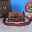 Imitation Gucci Lady Web Convertible Wallet 382275 Brown VS05554