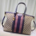 Imitation Gucci Rania Original GG Top Handle Bag Purple 309621 VS00318
