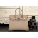Imitation Hermes Birkin 35CM 30CM Tote Bag Original Leather HB35O Grey VS04430