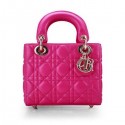 Imitation Lady Dior Bag Nano Bag Rose Original Leather D44552 Gold VS04831