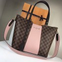 Imitation Louis Vuitton Damier Ebene Canvas Jersey Pink N44041 VS05536