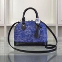 Imitation Louis Vuitton Epi Leather ALMA BB Bag M40862 Royal&Black VS01225