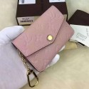 Imitation Louis Vuitton Monogram Empreinte Key Pouch Pink M60633 VS05247