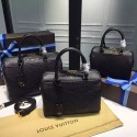 Imitation Louis Vuitton Monogram Empreinte Speedy Bandouliere Noir M42406 VS08299