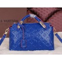 Imitation Louis Vuitton Monogram Empreinte Tote Bags M94112 Blue VS04900