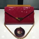 Imitation Louis Vuitton Monogram Vernis Mira Clutch Magenta M90990 VS08720