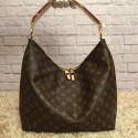 Imitation Luxury Louis Vuitton Monogram Canvas Sully Hobo Bag MM M40587 VS07827
