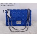 Imitation MISS DIOR D0903 Blue Sheepskin Leather Shoulder Bag VS00474