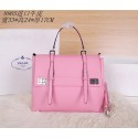 Imitation Prada Original Leather Tote Bag BN8905 Pink VS09713