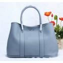 Imitation Top Hermes Garden Party 36cm Tote Bag Grainy Leather SKyBlue VS01663