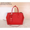 Imitation Top Prada Original Grainy Leather Tote Bag BN2829 Red VS02235