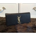 Imitation YSL Classic Monogramme Clutch Grainy Leather 311213 Black VS03706