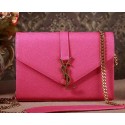 Imitation Yves Saint Laurent Classic Monogramme Flap Bag Y5479 Rose VS02792