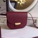 Knockoff AAAAA Celine Trotteur Bag Smooth Leather CTA4298 Burgundy VS01467