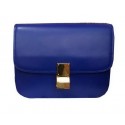 Knockoff Celine Classic Box Small Flap Bag Smooth Leather C3347 Royal VS06855