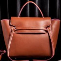 Knockoff Celine Small Belt Bag Original Leather CLT3346S Brown VS01408