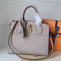 Knockoff Cheap ouis Vuitton Calfskin City Steamer MM Mastic M51026 VS02038