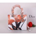 Knockoff Christian Dior Alstroemeria Flower Lady Dior Bag CD6087 Red VS04280