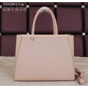 Knockoff Fendi 2Jours Tote Bag Original Leather 8B8934L Pink VS04349