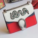 Knockoff Gucci Dionysus Embroidered Snake Leather Shoulder Bag 421970 VS01018