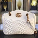 Knockoff Gucci GG Marmont matelasse tote Bag White Original Leather 443501 VS07375