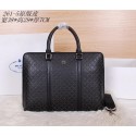 Knockoff Gucci Original Leather Business Briefcase G2615 Black VS07493