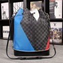 Knockoff Louis Vuitton Damier Cobalt Canvas Noe Marin Bucket Bag N41611 VS07268