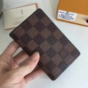 Knockoff Louis Vuitton Damier Ebene Canvas Pocket Organiser N63166 VS07915