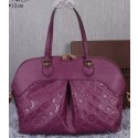 Knockoff Louis Vuitton Litchi Leather Toto Bag M41399 Purple VS04108