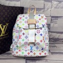 Knockoff Louis Vuitton Monogram Multicolore Backpack M44036 White VS03140