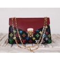 Knockoff Louis Vuitton Monogram Multicolore Pallas Chain Bag M41261 Purple VS08348