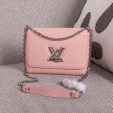 Knockoff Louis Vuitton Wave Epi Leather Twist MM M50380 Rose Ballerine VS06322