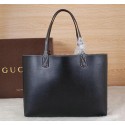 Knockoff Luxury Gucci Reversible GG Leather Tote Bag 368568 Black VS07487