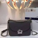 Knockoff Luxury Prada Arcade Calf Leather Shoulder Bag Grey 1BD030 VS05856