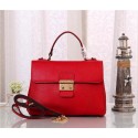 Knockoff miu miu Grainy Leather Tote Bag BL6871 Red VS08623