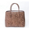Knockoff Prada Croco Leather Tote Bag BN2761 Brown VS06456