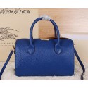 Knockoff Prada Grainy Leather Boston Bag BN6311 Blue VS04054