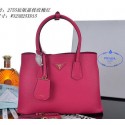 Knockoff PRADA Grainy Leather Tote Bag PBN2755 Rose VS04001
