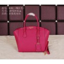 Knockoff Prada Original Grainy Leather Tote Bag BN8092 Rose VS06683