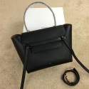 Knockoff Top Celine mini Belt Bag Original Grainy Leather C98311 Black VS01918
