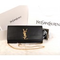 Knockoff Yves Saint Laurent Classic Monogramme Clutch 311213B Black VS08755