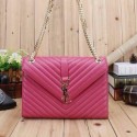 Knockoff Yves Saint Laurent Classic Monogramme Flap Bag Y26584 Rose VS00808