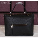 Louis Vuitton Calfskin Leather Bastille MM Tote Bags M40100 Black VS04468